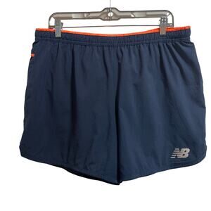 New Balance Impact Running Logo 5" Shorts Men Sz Large